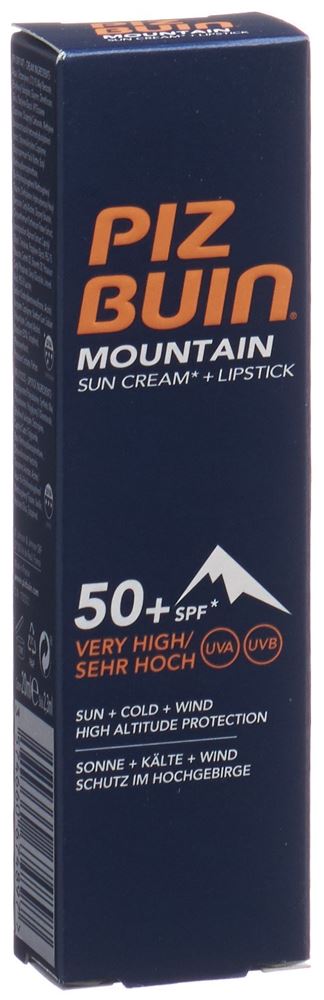 PIZ BUIN Mountain Combi SPF50+ Lipsti SPF30 20 ml