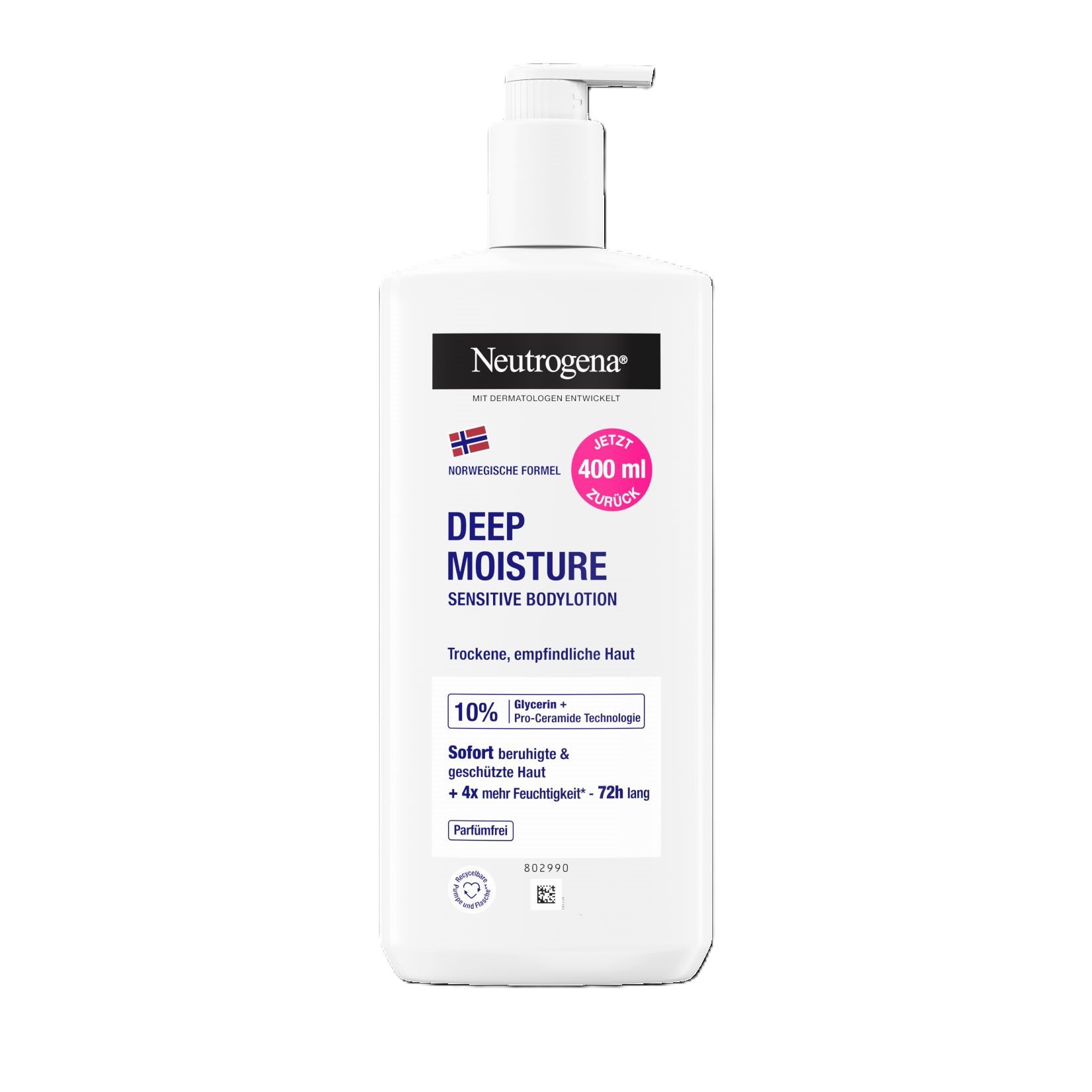 NEUTROGENA Body Lotion Deep Moist Sens Fl 400 ml