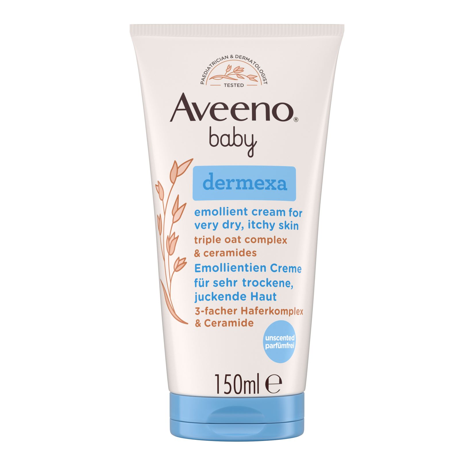 AVEENO Baby Dermexa Emollientien Creme Tb 150 ml