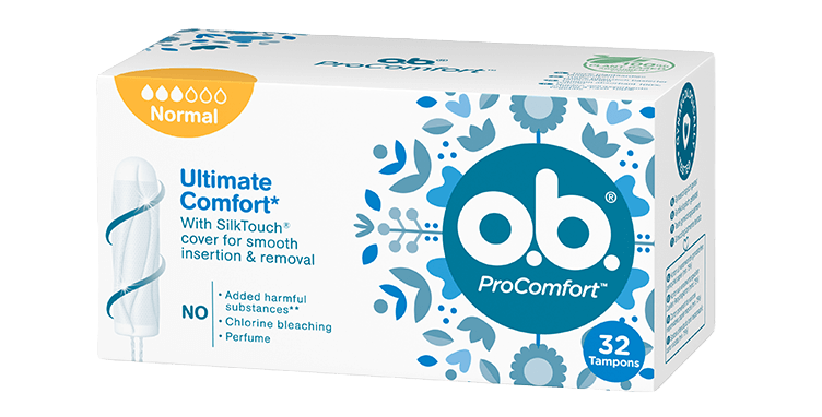 OB Tampons ProComfort Normal Karton 32 Stk
