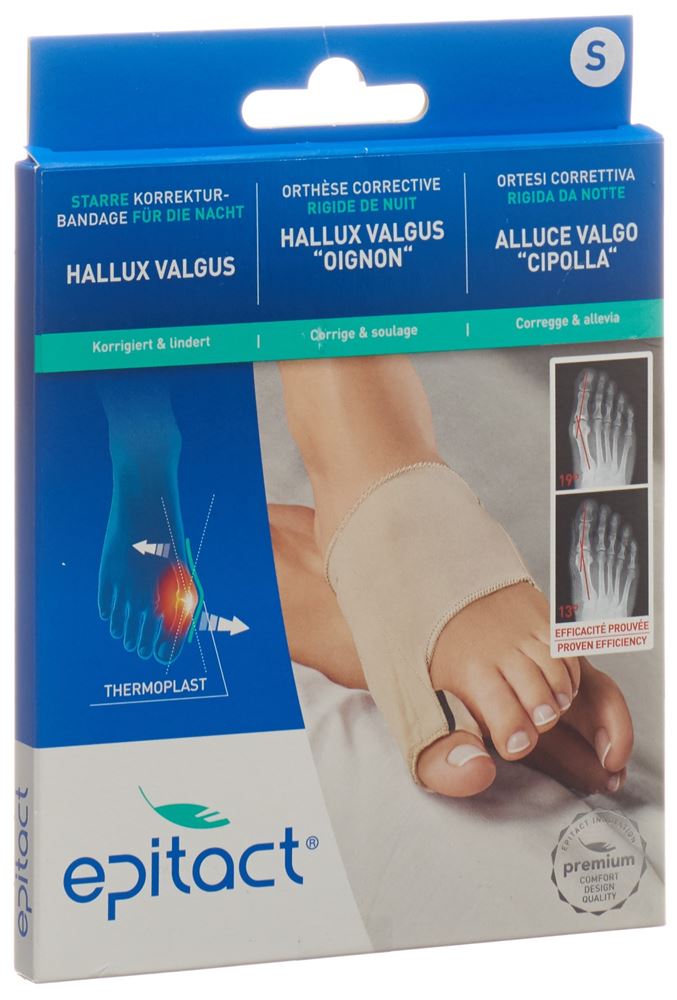 EPITACT starre KorrBand Hallux NACHT S 20-21.5cm