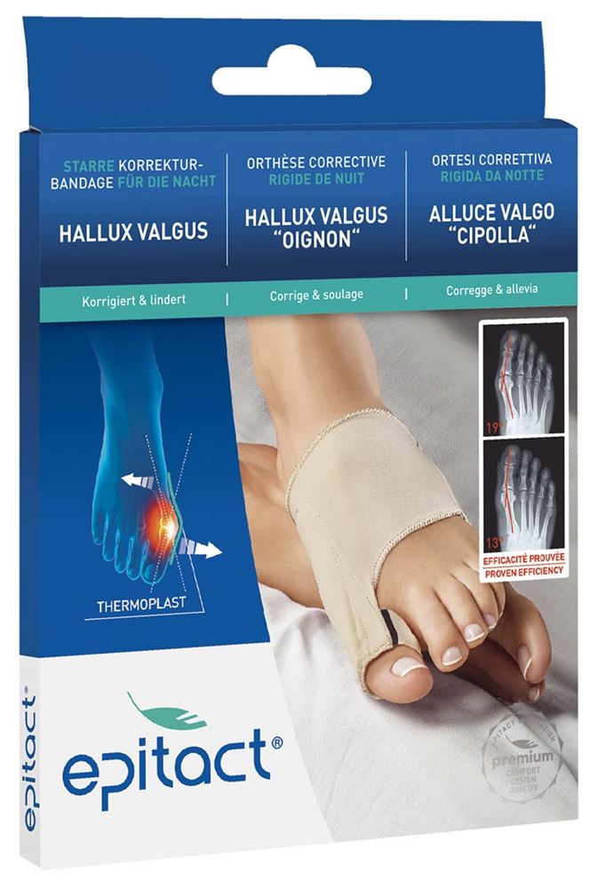 EPITACT starre KorrBand Hallux NACHT L 23-24.5cm