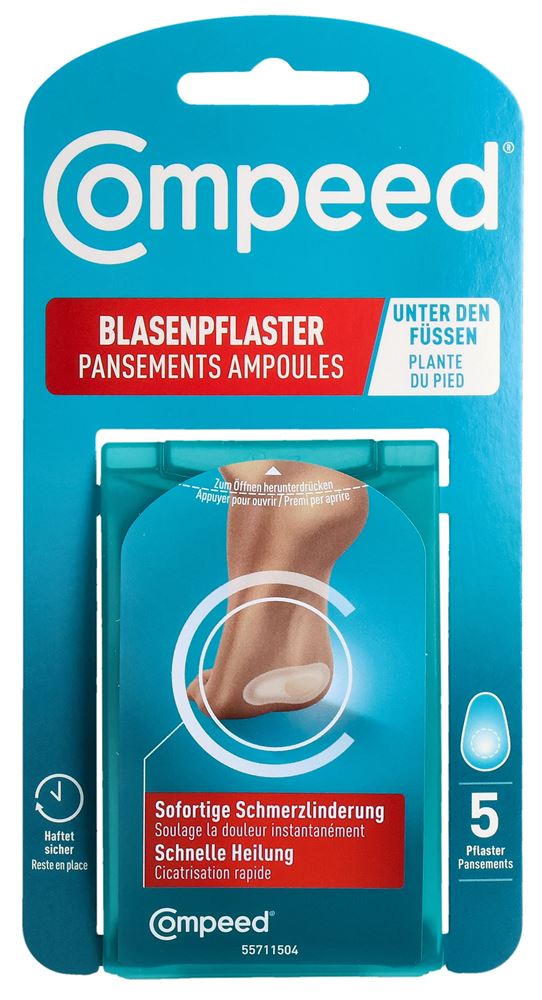 COMPEED Blasenpflaster unter den Füssen 5 Stk