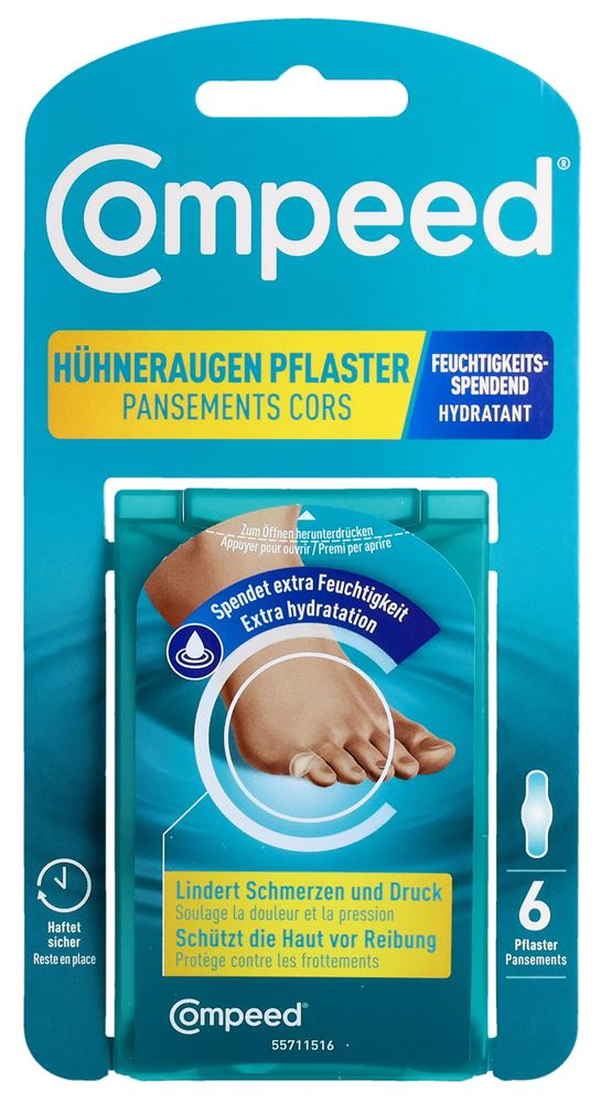 COMPEED Hühneraugen Pflaster feuchtigk 6 Stk