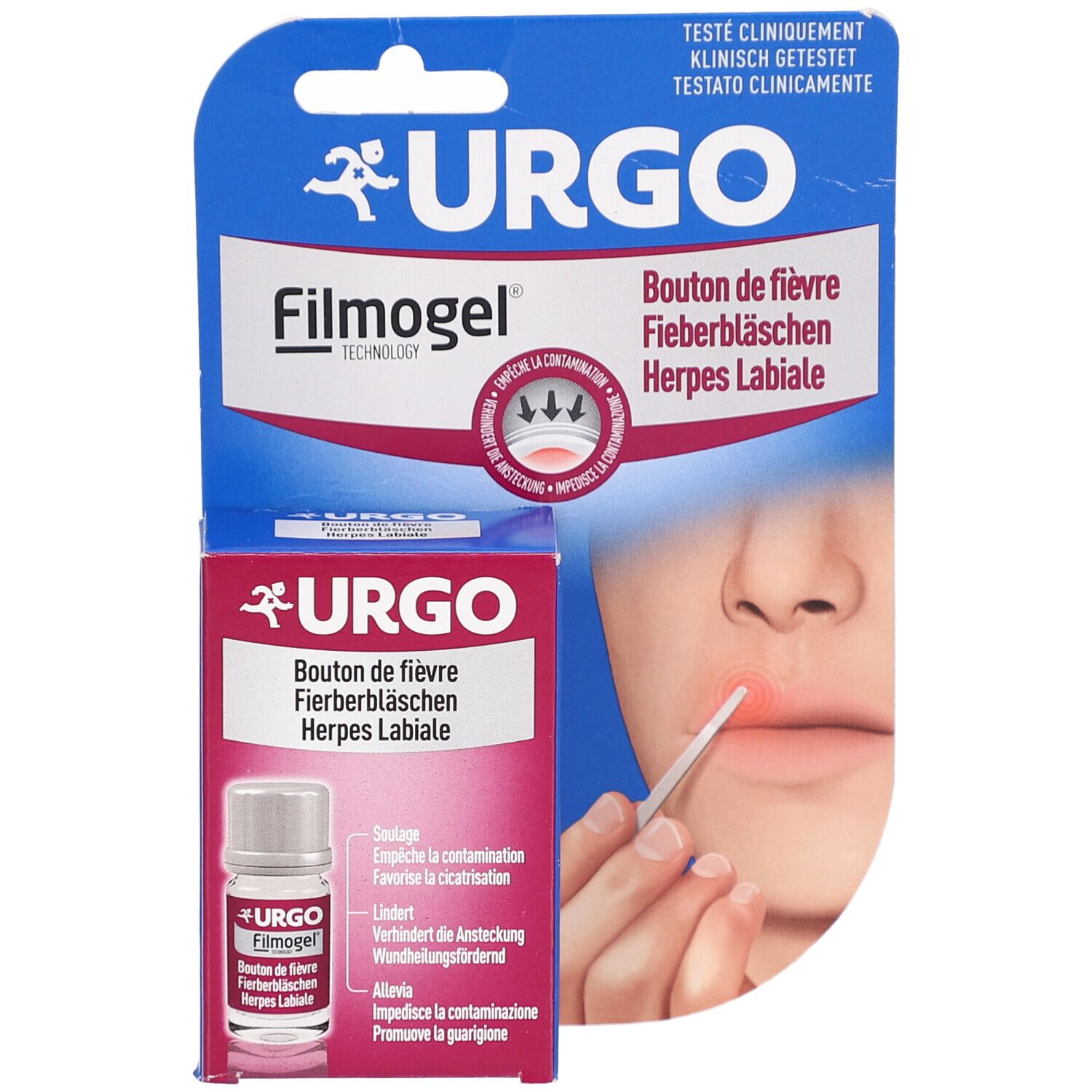 URGO Filmogel Lippenherpes 3 ml