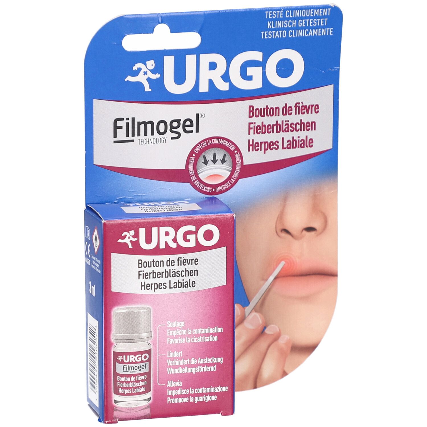 URGO Filmogel Lippenherpes 3 ml