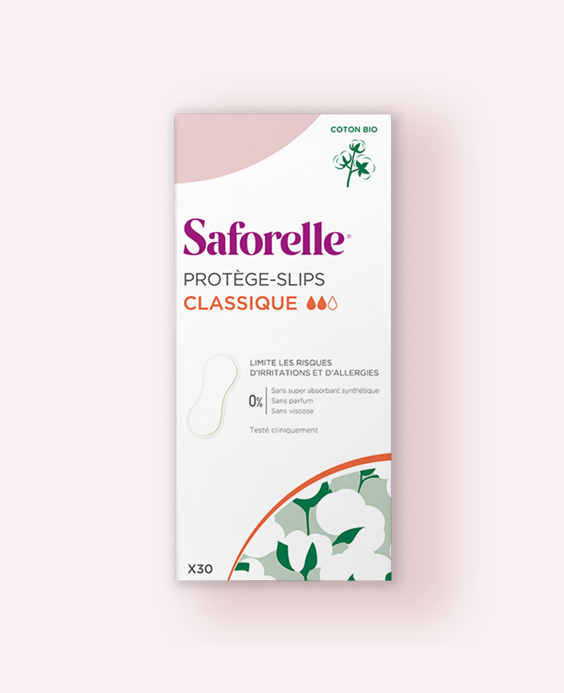 SAFORELLE Protège-slips Classique Coton BIO
