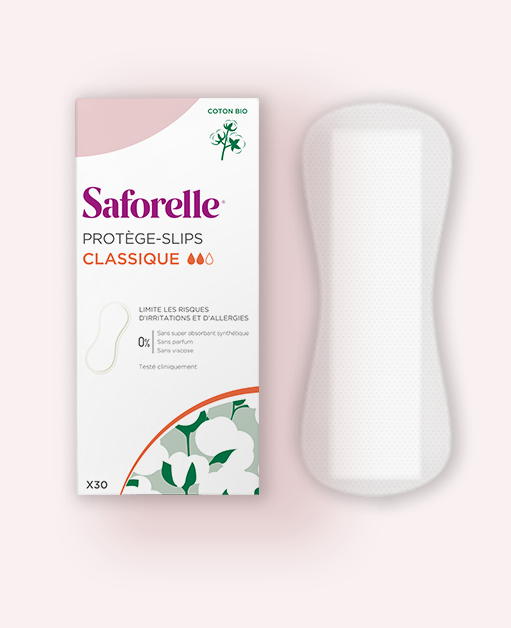 SAFORELLE Protège-slips Classique Coton BIO