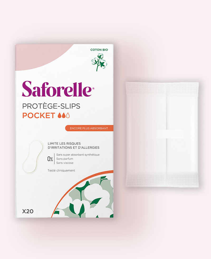 SAFORELLE Protège-slips Pocket Coton BIO