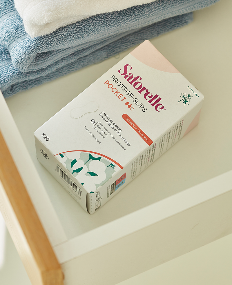 SAFORELLE Protège-slips Pocket Coton BIO