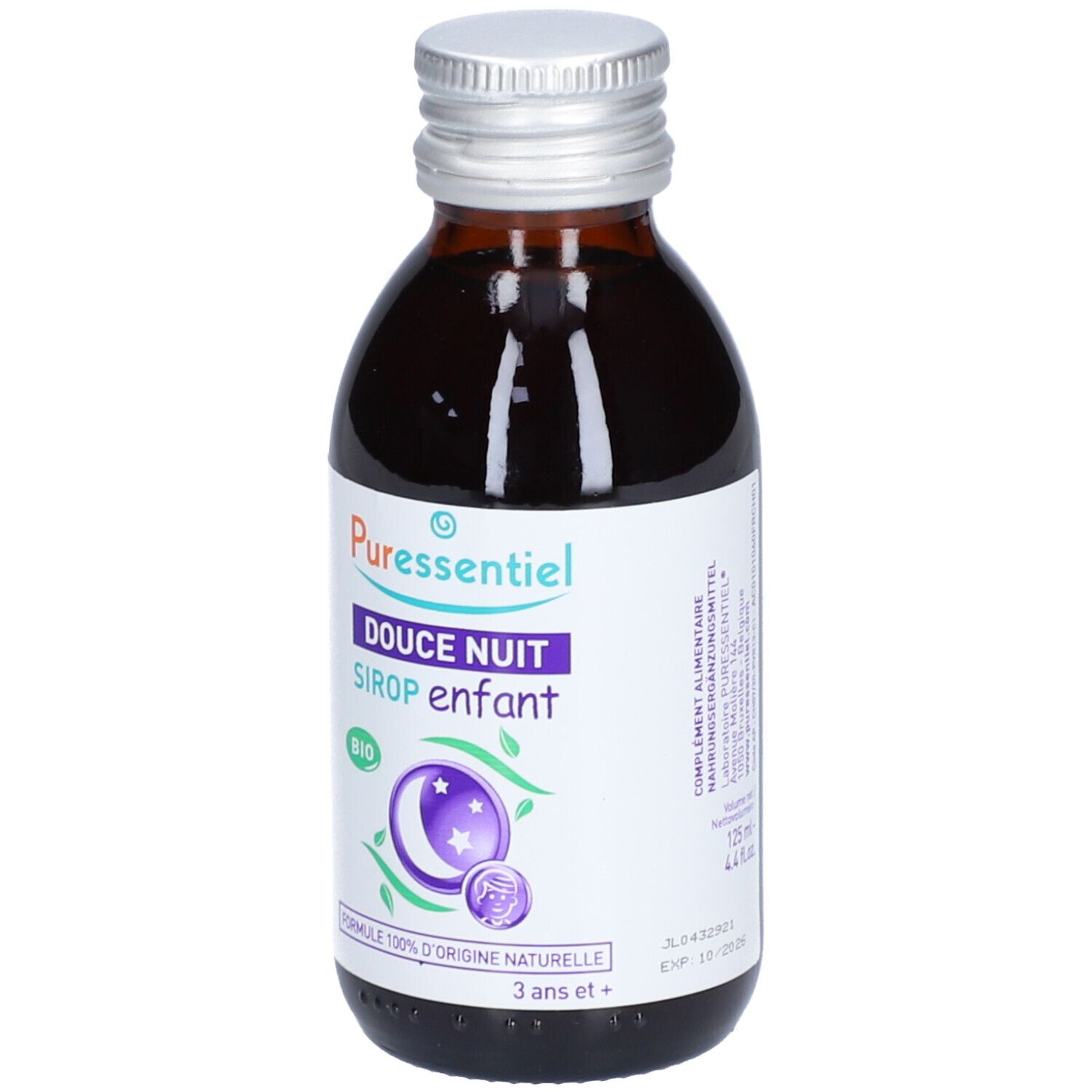 PURESSENTIEL Gute Nacht Sirup Kinder Bio 125 ml