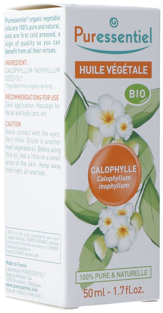 PURESSENTIEL Pflanzenöl Calophylle Bio 50 ml