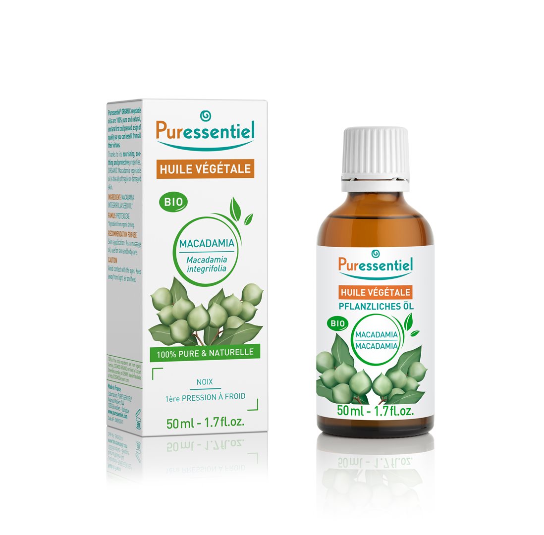 PURESSENTIEL Pflanzenöl Macademia Bio 50 ml