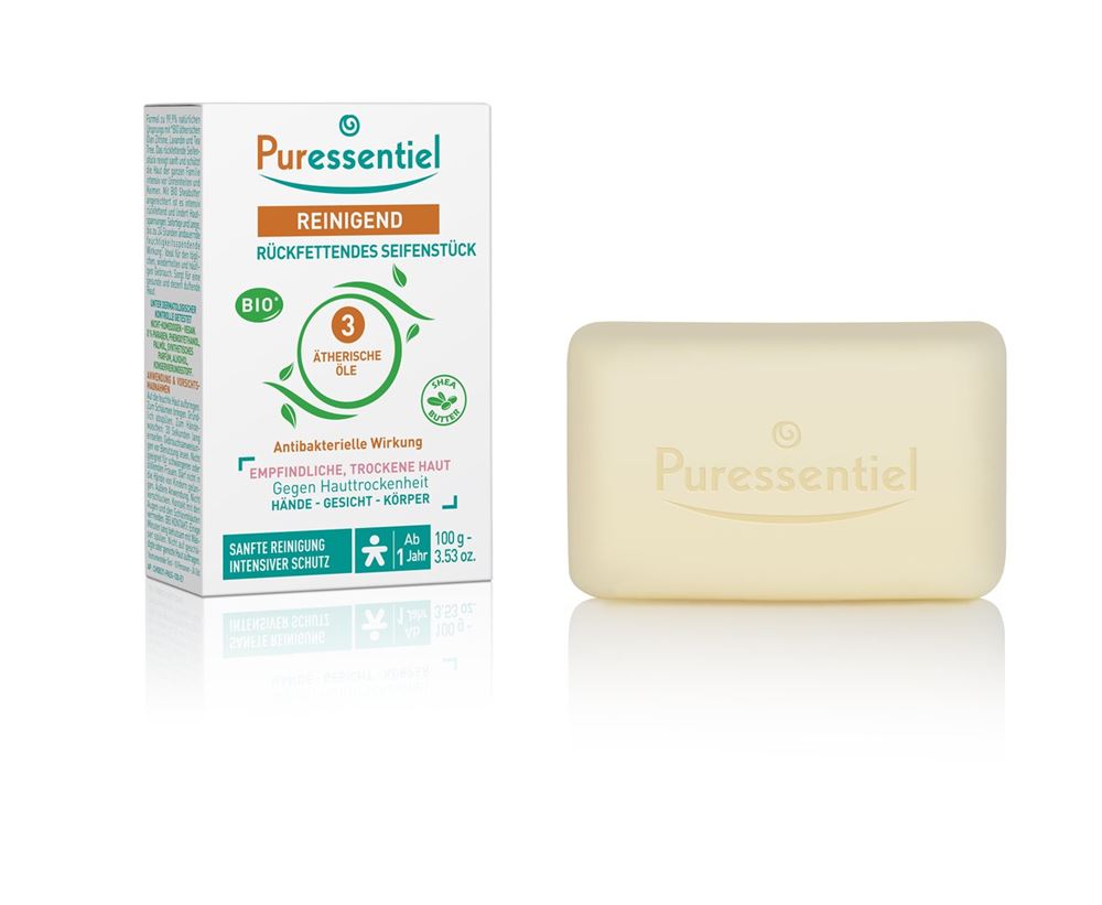 PURESSENTIEL Rückfettende Seife 100 g
