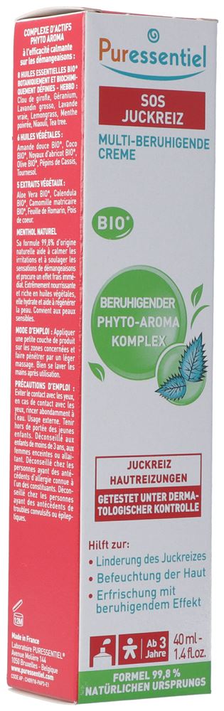 PURESSENTIEL Anti-Stich Creme beruhig 40 ml