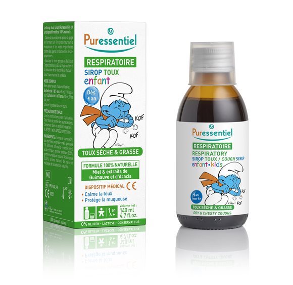 PURESSENTIEL Atemwege Hustensirup Kind 140 ml