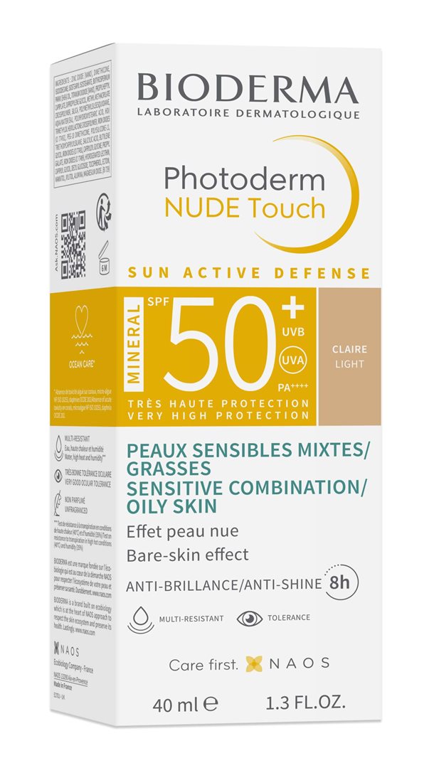 BIODERMA Photoderm Nude Mineral SPF50+ clai 40 ml