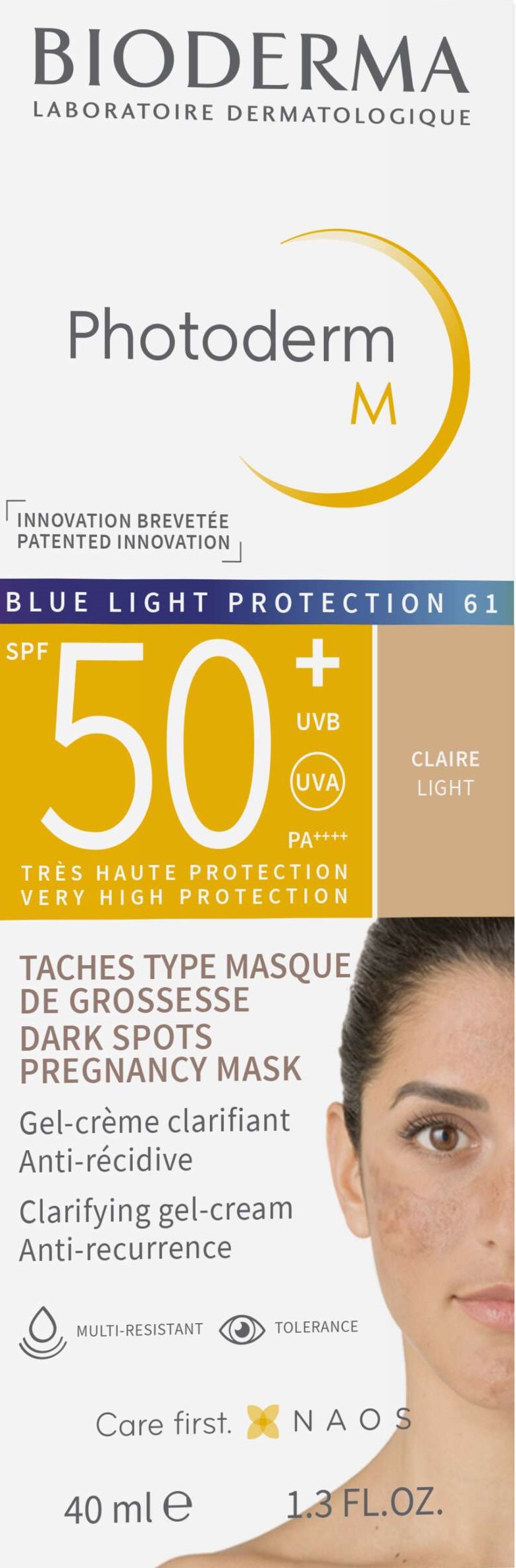 BIODERMA Photoderm M SPF50+ claire 40 ml