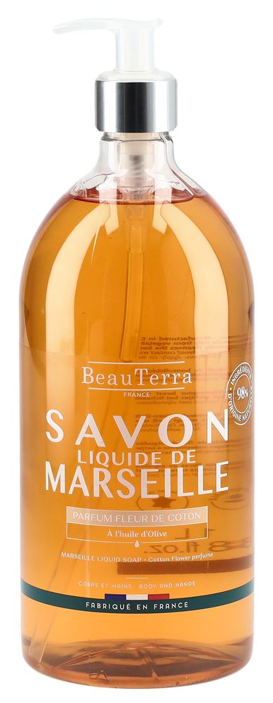 BEAUTERRA Flüssigseife Marseille Baumwollb 1000 ml