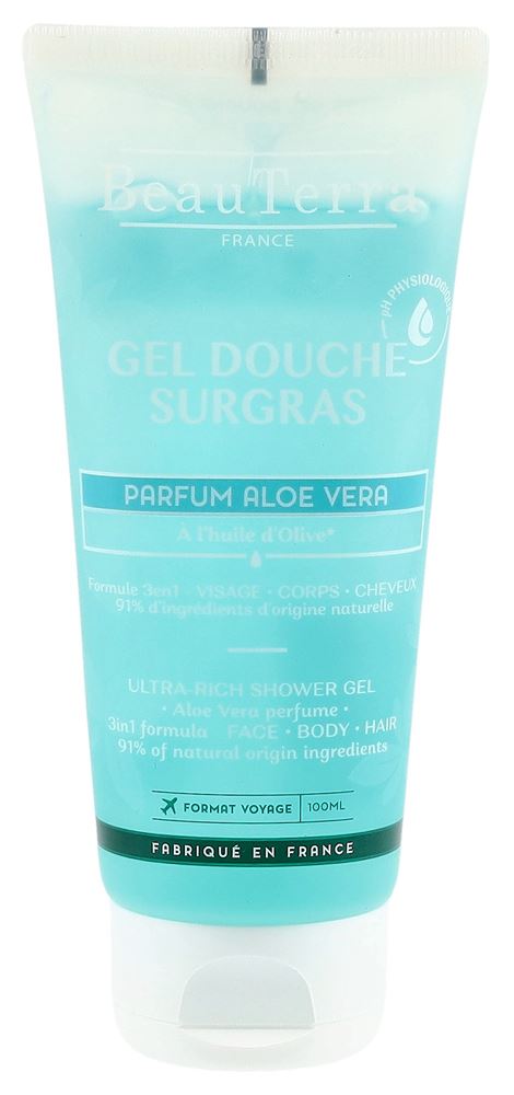 BEAUTERRA Duschgel reichhaltig Aloe Vera 100 ml