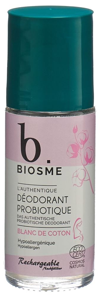 BIOSME Deo probiotisch Roll-on Blanc coton 50 ml