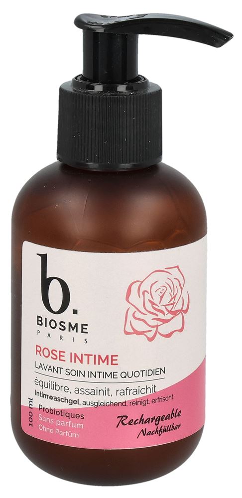 BIOSME Waschgel Intimpflege Rose probiotika 100 ml