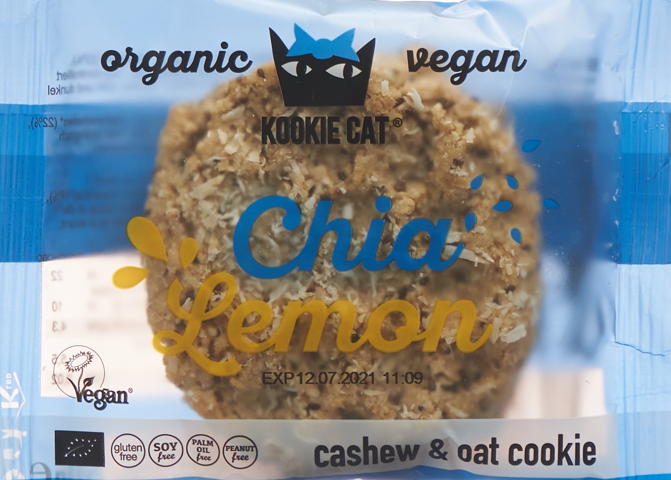 KOOKIE CAT Chia Lemon Cookie 50 g