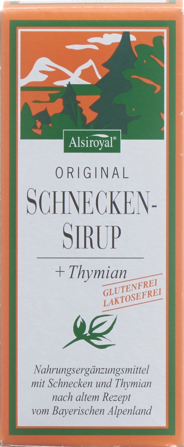 ALSIROYAL Original Schnecken Sirup Thymian 150 ml