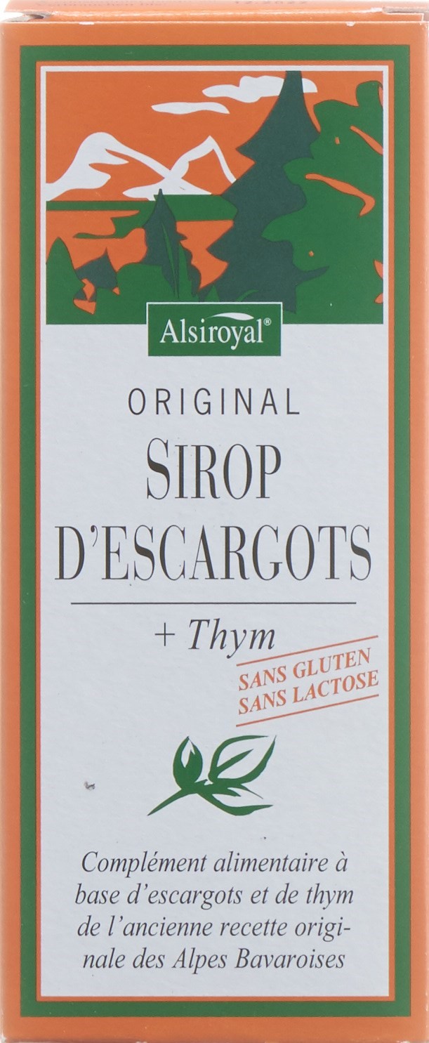 ALSIROYAL Original Schnecken Sirup Thymian 150 ml