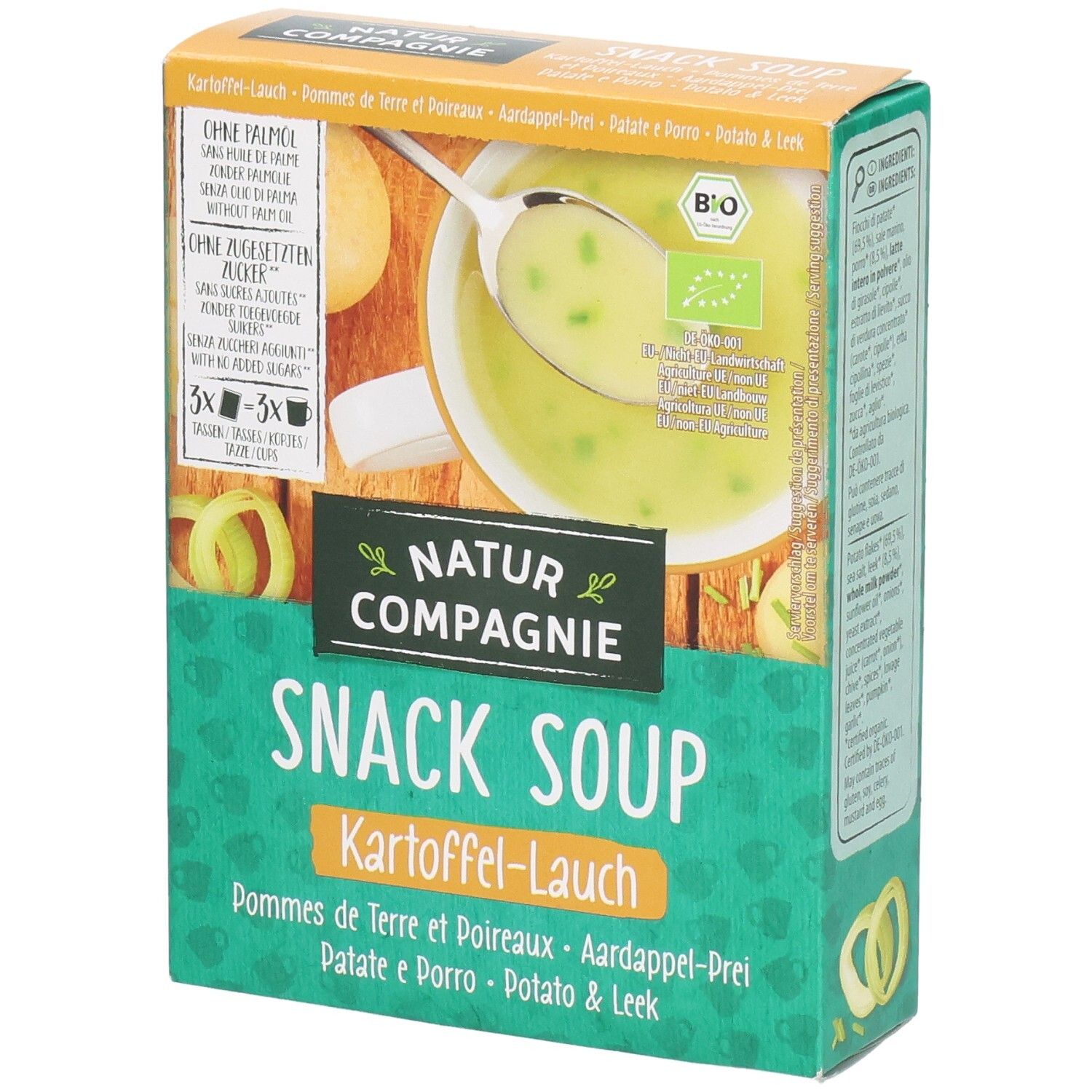 NATUR COMPAGNIE Instant Suppe Kart Lauch Bio 60 g