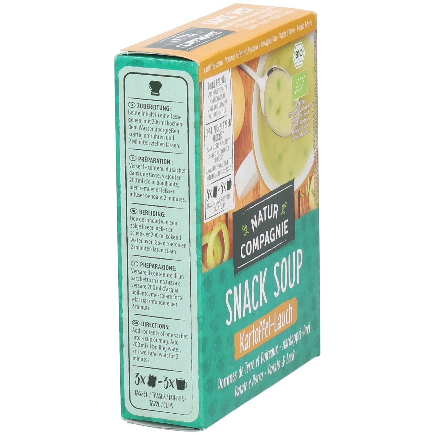 NATUR COMPAGNIE Instant Suppe Kart Lauch Bio 60 g
