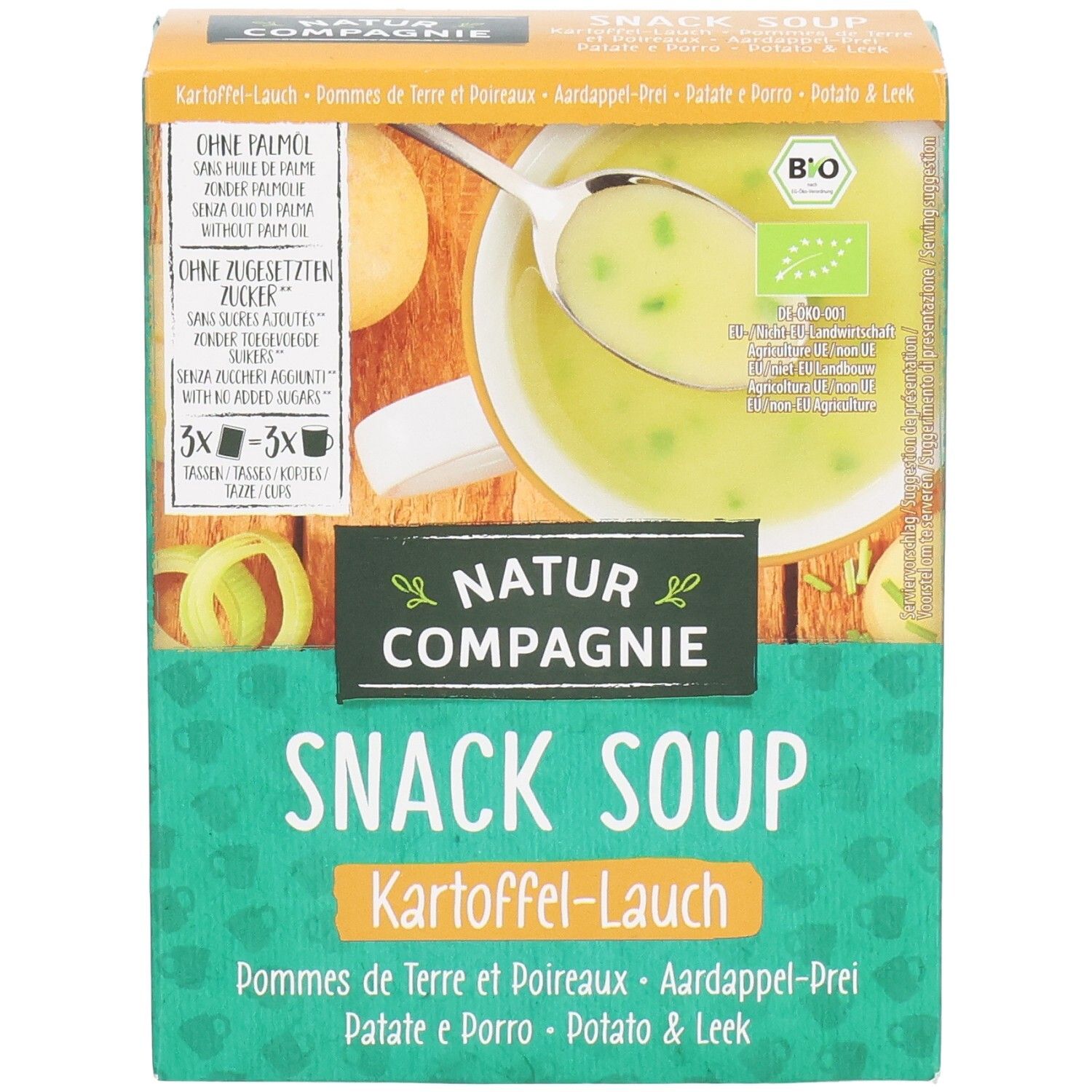 NATUR COMPAGNIE Instant Suppe Kart Lauch Bio 60 g
