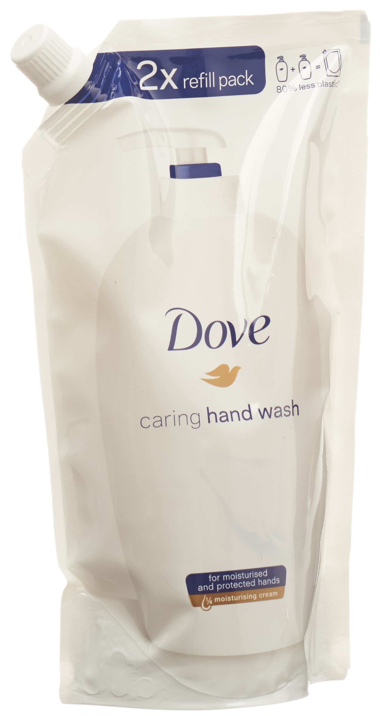 DOVE Creme-Waschlotion Feuchtigkeit refill 500 ml