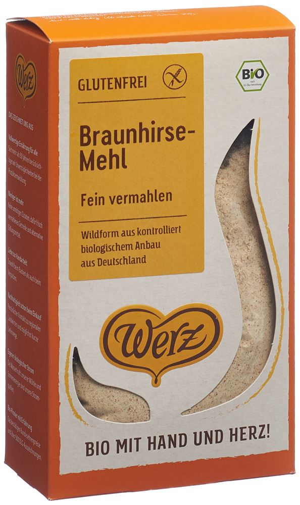 WERZ Braunhirse Mehl glutenfrei Bio 500 g