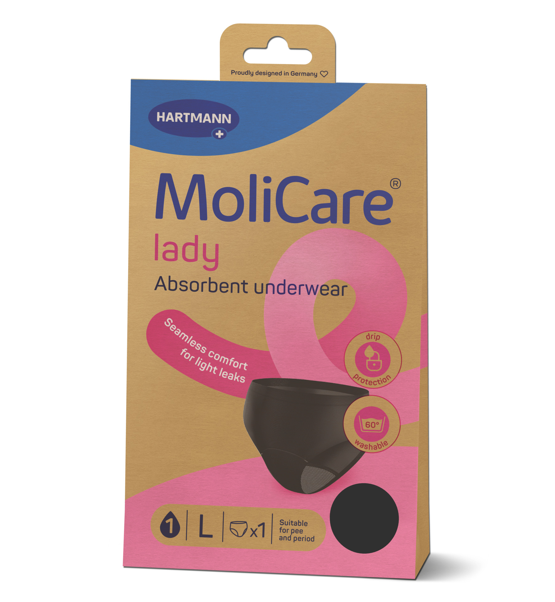MOLICARE Absorbent Underwear Lady L + 5 Pads