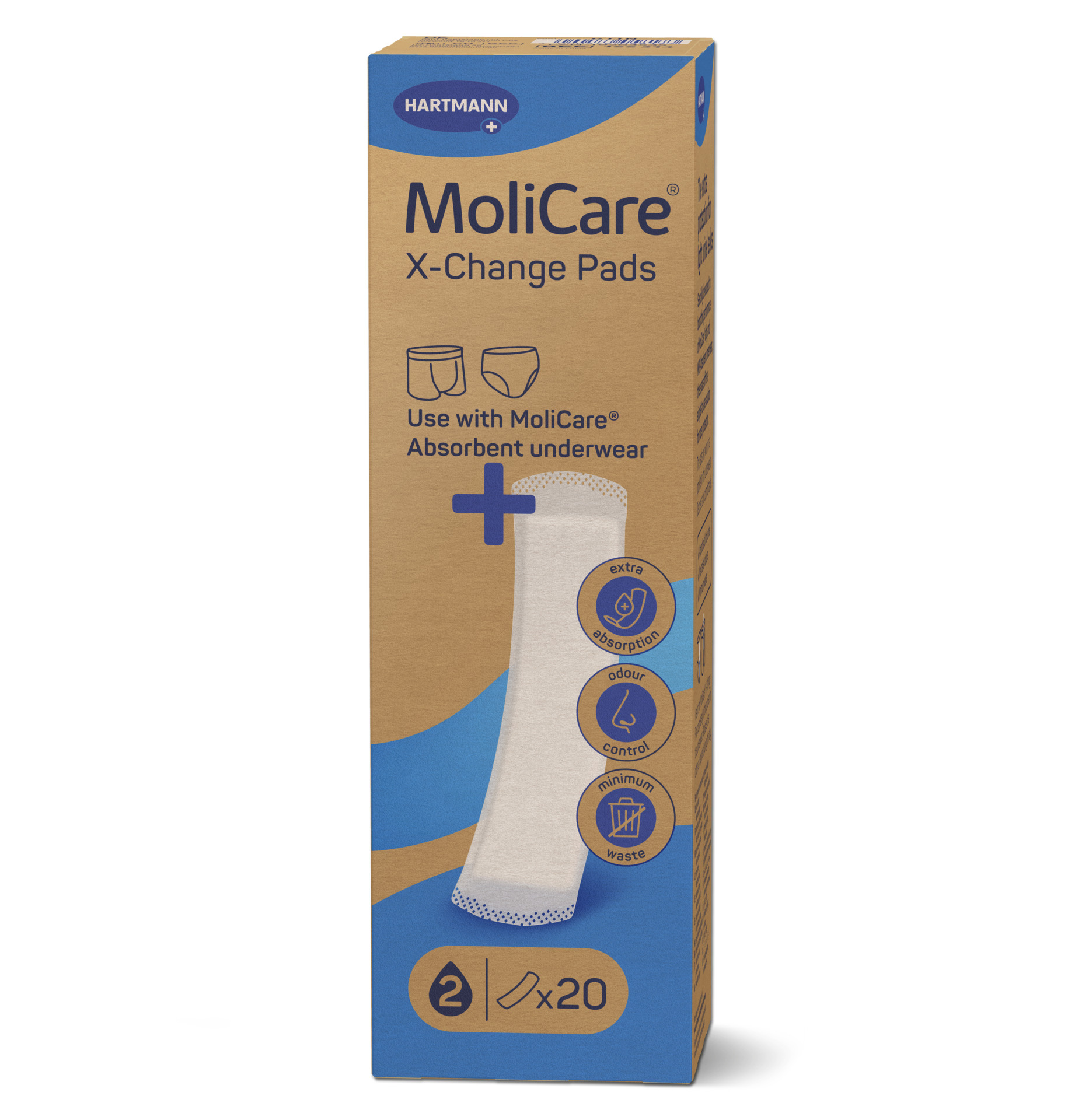 MOLICARE Exchange Pads Absorbent Underwear 20 Stk