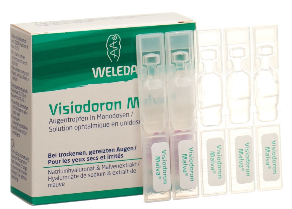VISIODORON MALVA Gtt Opht 20 Monodos 0.4 ml