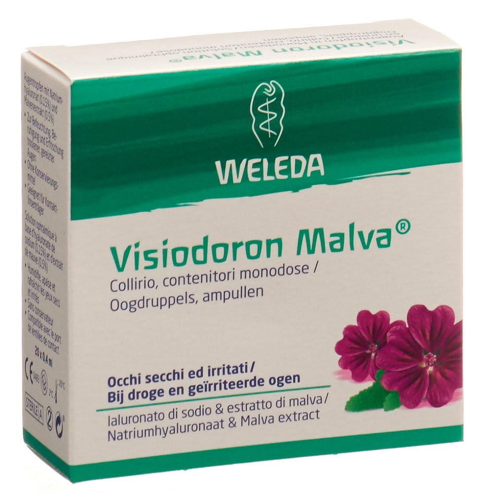 VISIODORON MALVA Gtt Opht 20 Monodos 0.4 ml