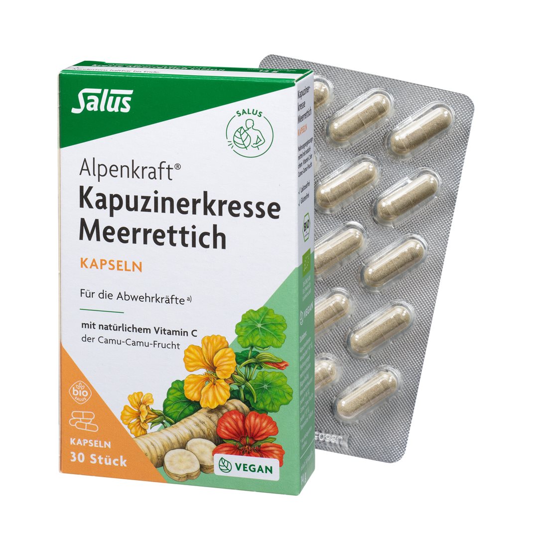 SALUS Alpenkraft Kapuziner Meerret Kaps 30 Stk