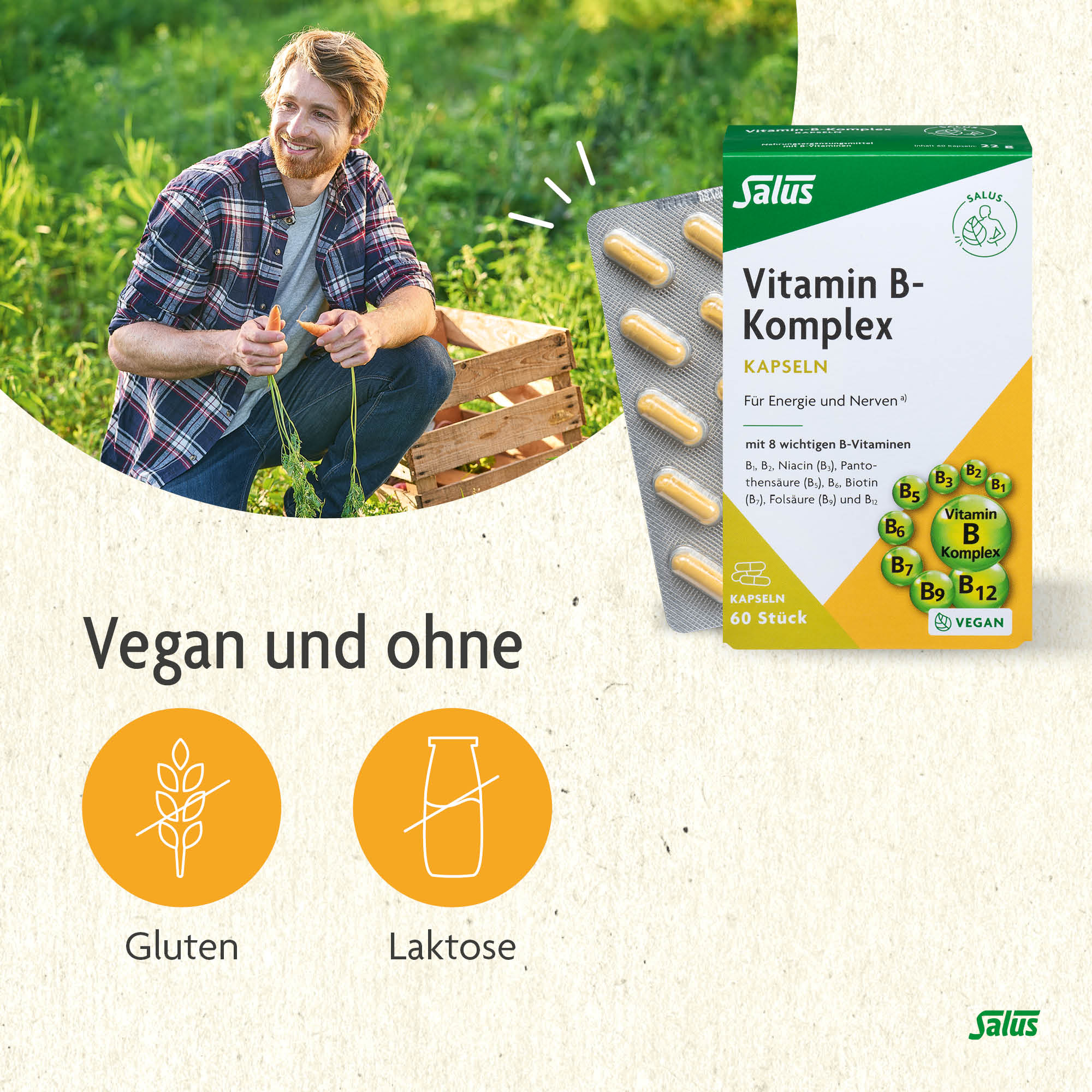 SALUS Vitamin-B-Komplex Kaps 60 Stk