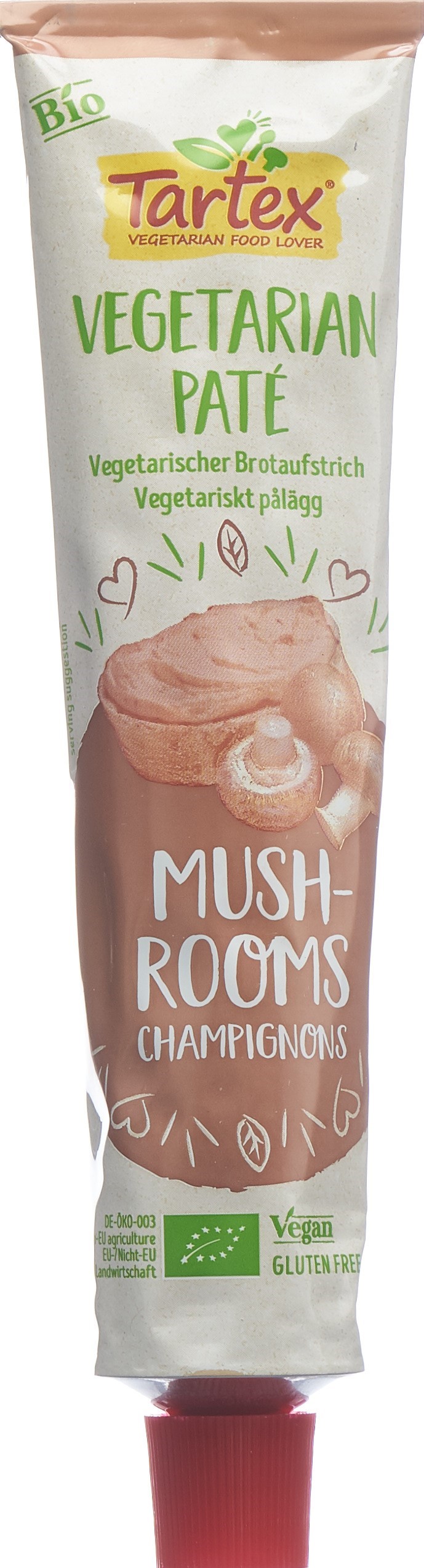 TARTEX Aufstrich Champignon Bio Tb 200 g