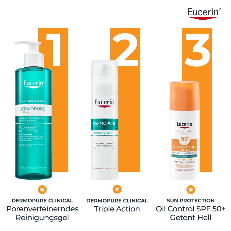EUCERIN SUN Fa Oil Con Gel-Cr he LSF50+ Disp 50 ml