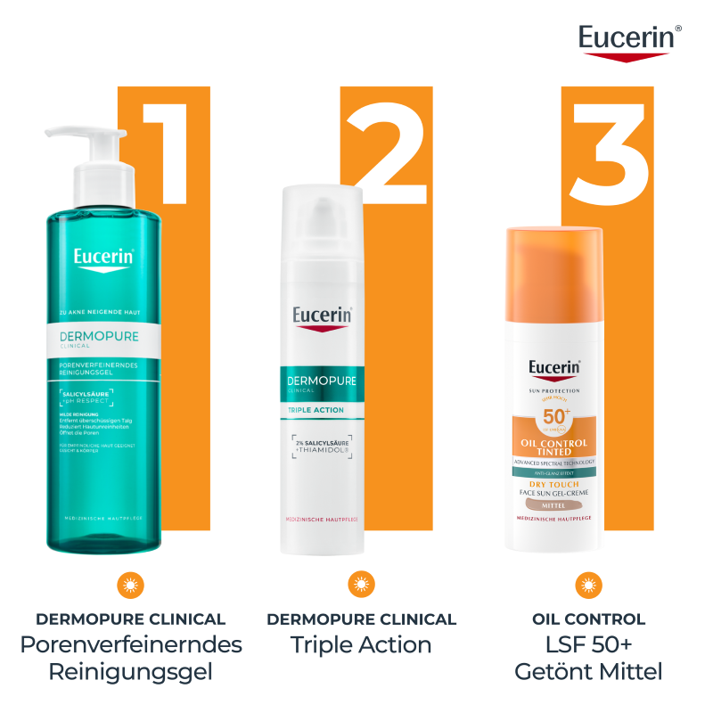 EUCERIN SUN Fa Oil Con Gel-Cr me LSF50+ Disp 50 ml