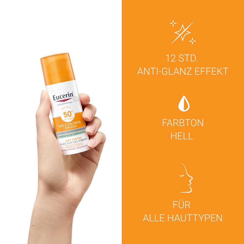 EUCERIN SUN Fa Oil Con Gel-Cr he LSF50+ 50 ml