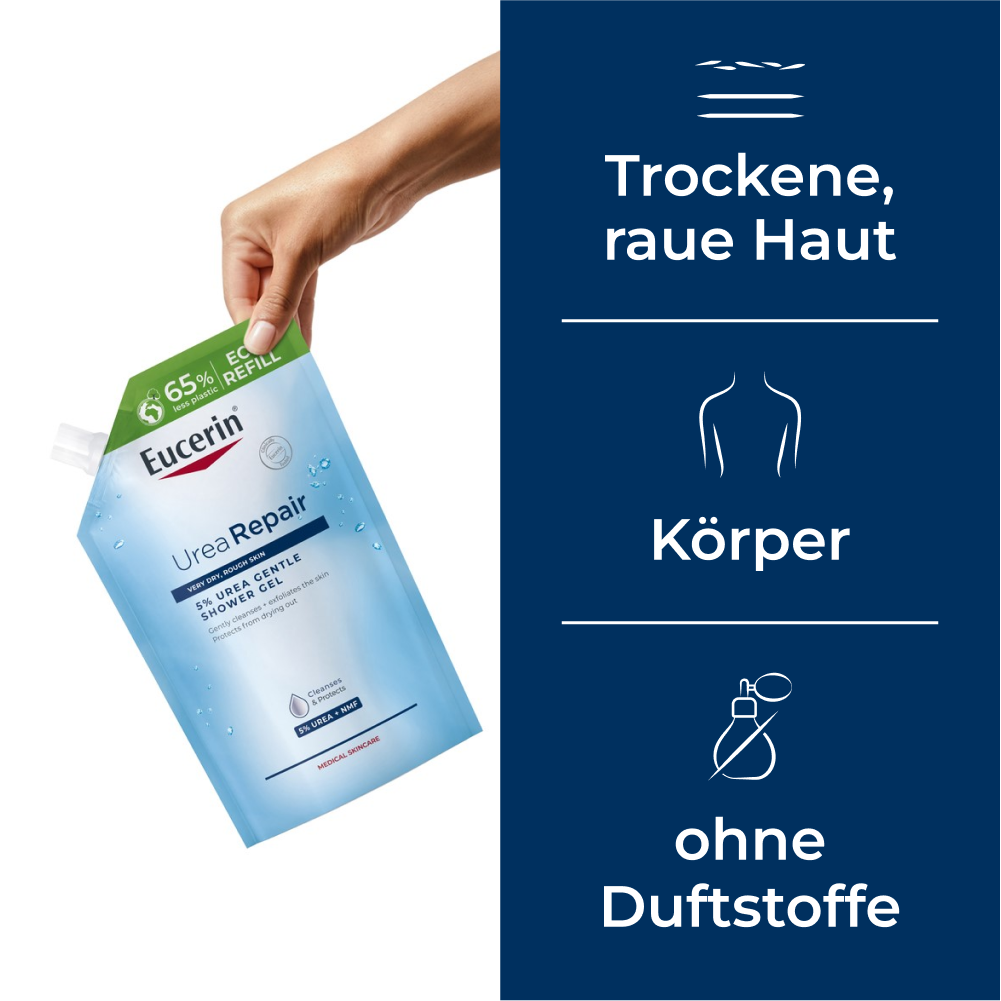 EUCERIN Urea Rep sanft Duschg 5 % Urea Ref 400 ml