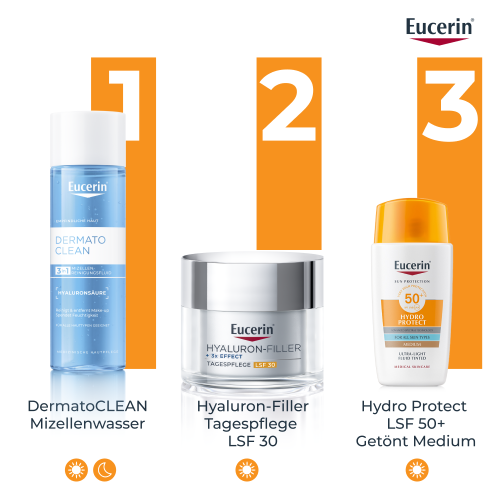 EUCERIN SUN Face Hydro Protect medium LSF50+ 50 ml