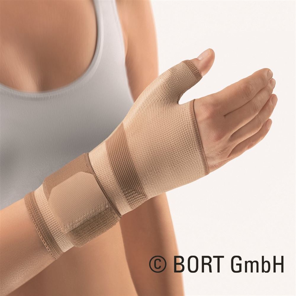 BORT Daumen-Handbandage S -15cm beige