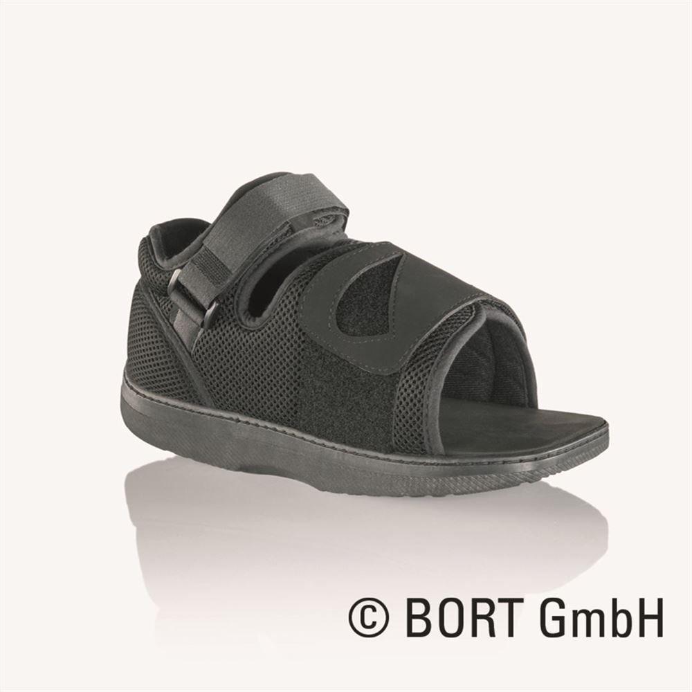 BORT Verbandschuh 36-37 offene Form schwarz
