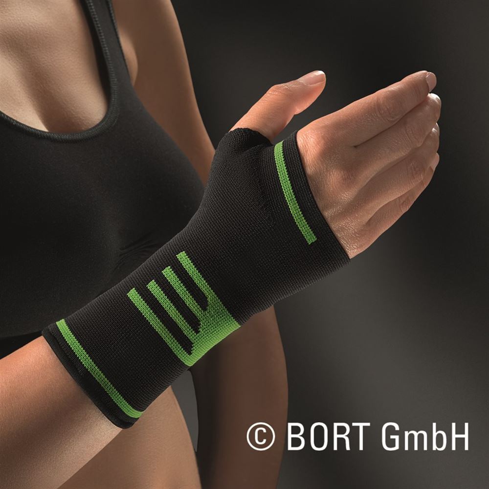 BORT ActiveColor Sport Daumen-Hand M schw/grün