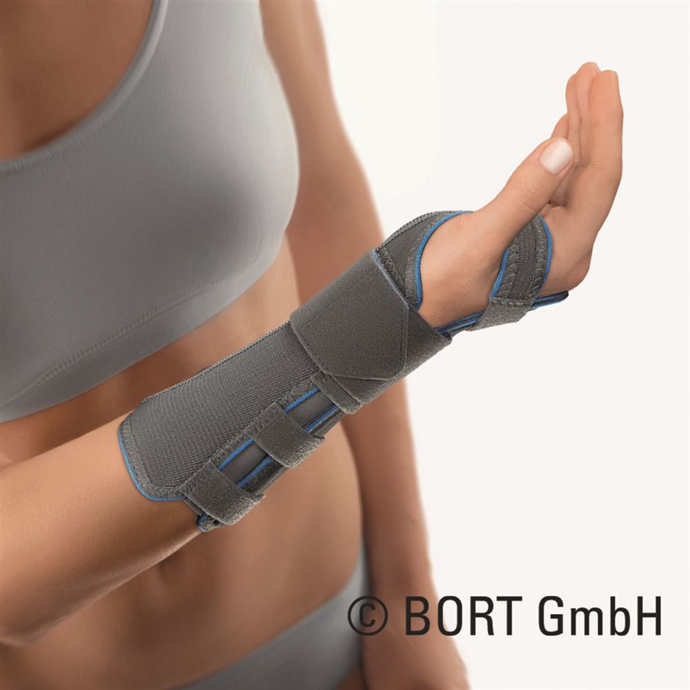 BORT Arm- und Handgelenkschiene XS links grau